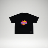 camiseta negra-SPONSOR PACK -semi boxy fit
