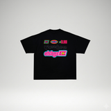 camiseta negra-SPONSOR PACK -semi boxy fit