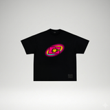 camiseta negra-OVER THE LIMT-regular fit
