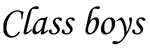 Class Boys